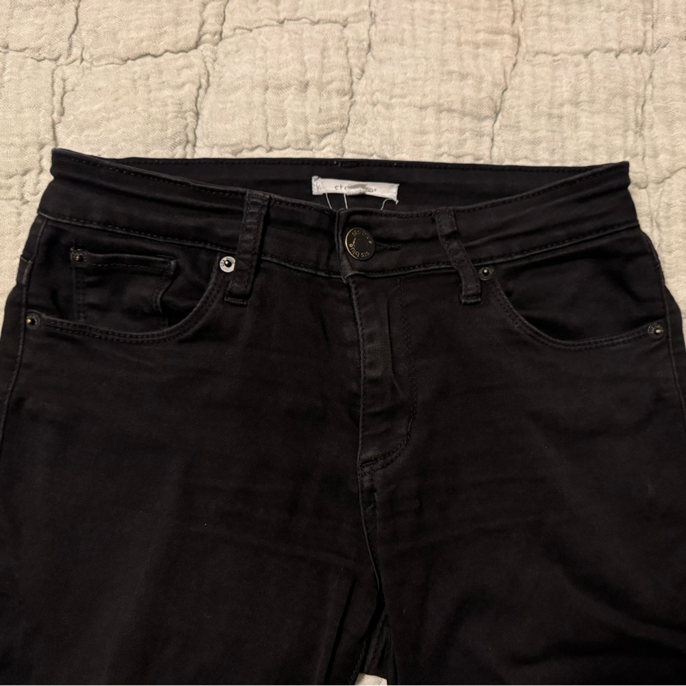 Black Skinny Leg Jeans